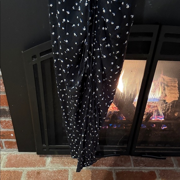 Lucky Brand Black Floral Long Sleeve Dress - Picture 6 of 7